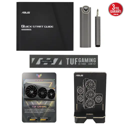 ASUS TUF Gaming GeForce RTX 4060 TI OC TUF-RTX4060TI-O8G-GAMING 8GB GDDR6 128Bit DX12 DLSS 3 Gaming (Oyuncu) Ekran Kartı