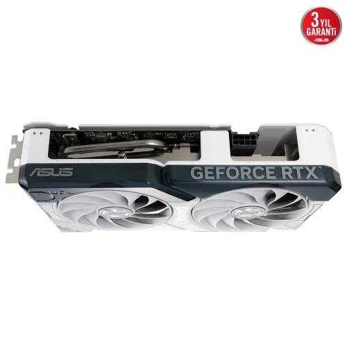ASUS Dual GeForce RTX 4060 TI WHITE OC DUAL-RTX4060TI-O8G-WHITE 8GB GDDR6 128Bit DX12 DLSS 3 Gaming (Oyuncu) Ekran Kartı
