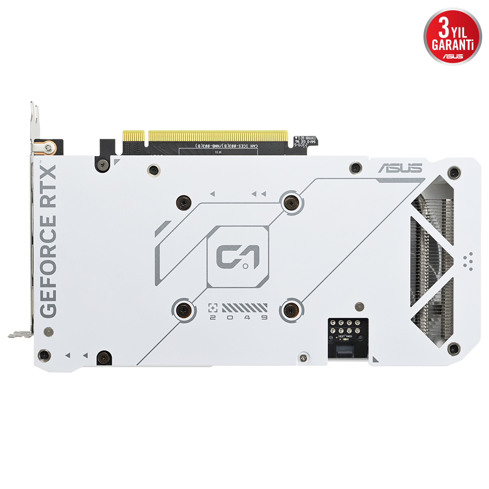 Asus Dual GeForce RTX 4060 TI WHITE DUAL-RTX4060TI-8G-WHITE 8GB GDDR6 128Bit DX12 DLSS 3 Gaming (Oyuncu) Ekran Kartı