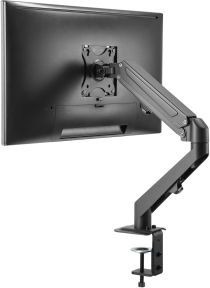 Twisted Minds TM-25-C06 Gaz Amortisörlü Düz/Kavisli Ekran 17″- 27″ Max 6.5Kg Tek Monitör Kolu