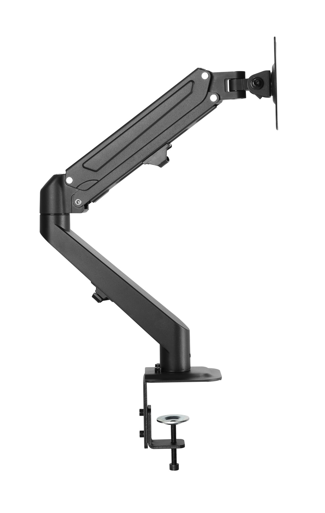 Twisted Minds TM-25-C06 Gaz Amortisörlü Düz/Kavisli Ekran 17″- 27″ Max 6.5Kg Tek Monitör Kolu
