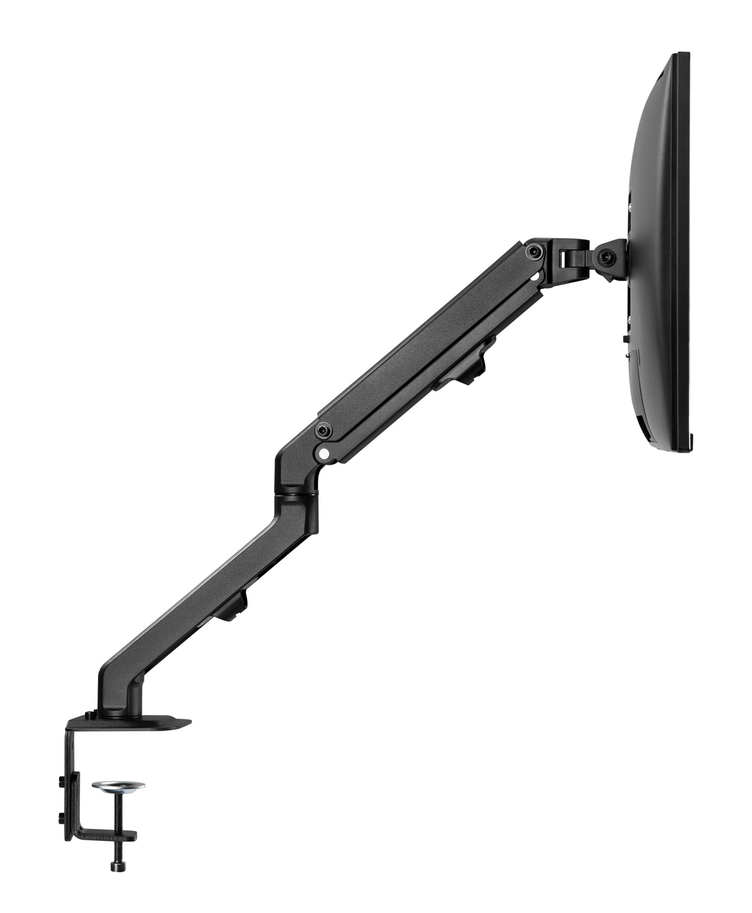 Twisted Minds TM-45-C06 Mekanik Amortisörlü Düz/Kavisli Ekran 17″- 27″ Max 7Kg Tek Monitör Kolu