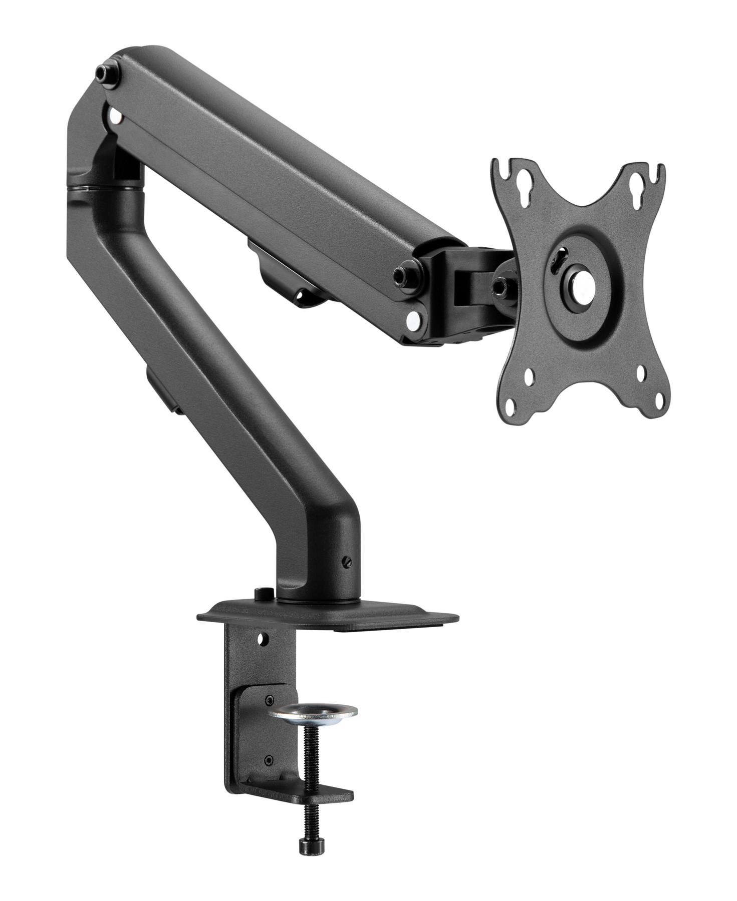 Twisted Minds TM-45-C06 Mekanik Amortisörlü Düz/Kavisli Ekran 17″- 27″ Max 7Kg Tek Monitör Kolu
