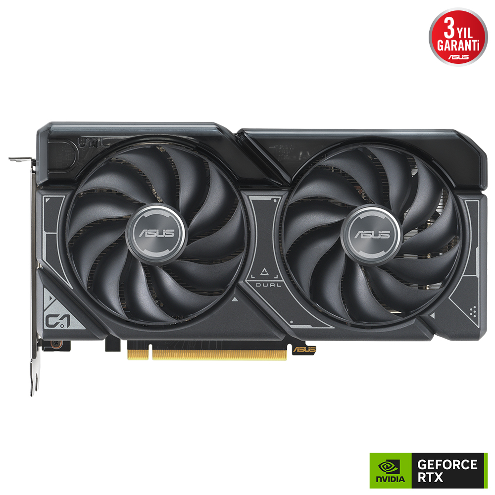 Asus Dual GeForce RTX 4060 TI DUAL-RTX4060TI-8G 8GB GDDR6 128Bit DX12 DLSS 3 Gaming (Oyuncu) Ekran Kartı