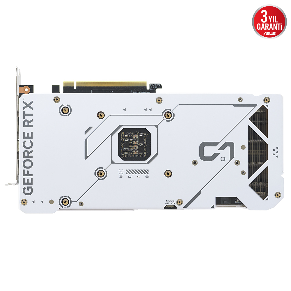 ASUS Dual GeForce RTX 4070 OC DUAL-RTX4070-O12G-WHITE GDDR6X 192Bit DX12 DLSS 3 Gaming (Oyuncu) Ekran Kartı