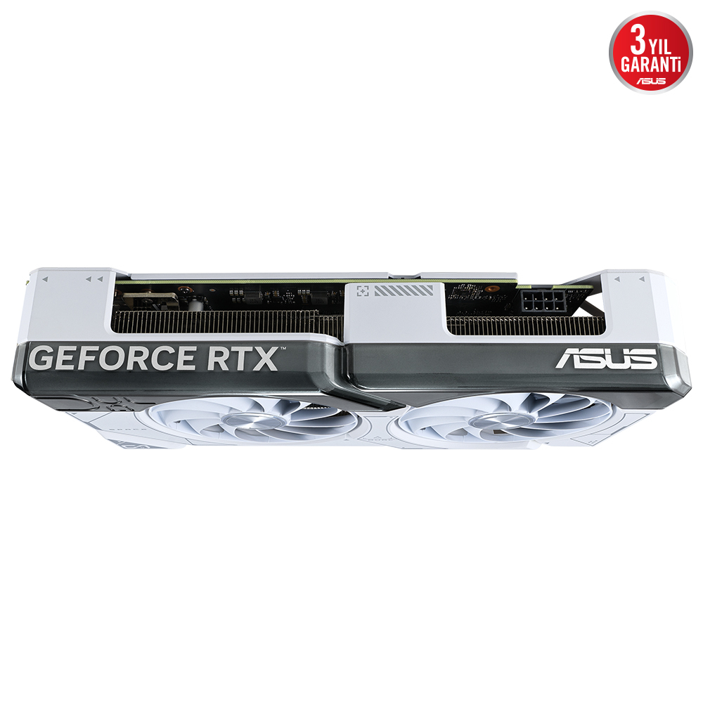 ASUS Dual GeForce RTX 4070 OC DUAL-RTX4070-O12G-WHITE GDDR6X 192Bit DX12 DLSS 3 Gaming (Oyuncu) Ekran Kartı