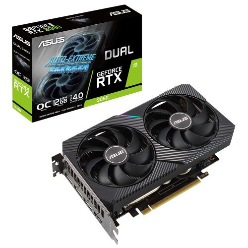 Asus Dual GeForce RTX 3060 V2 OC DUAL-RTX3060-O12G-V2 12GB GDDR6 192Bit DX12 Gaming (Oyuncu) Ekran Kartı