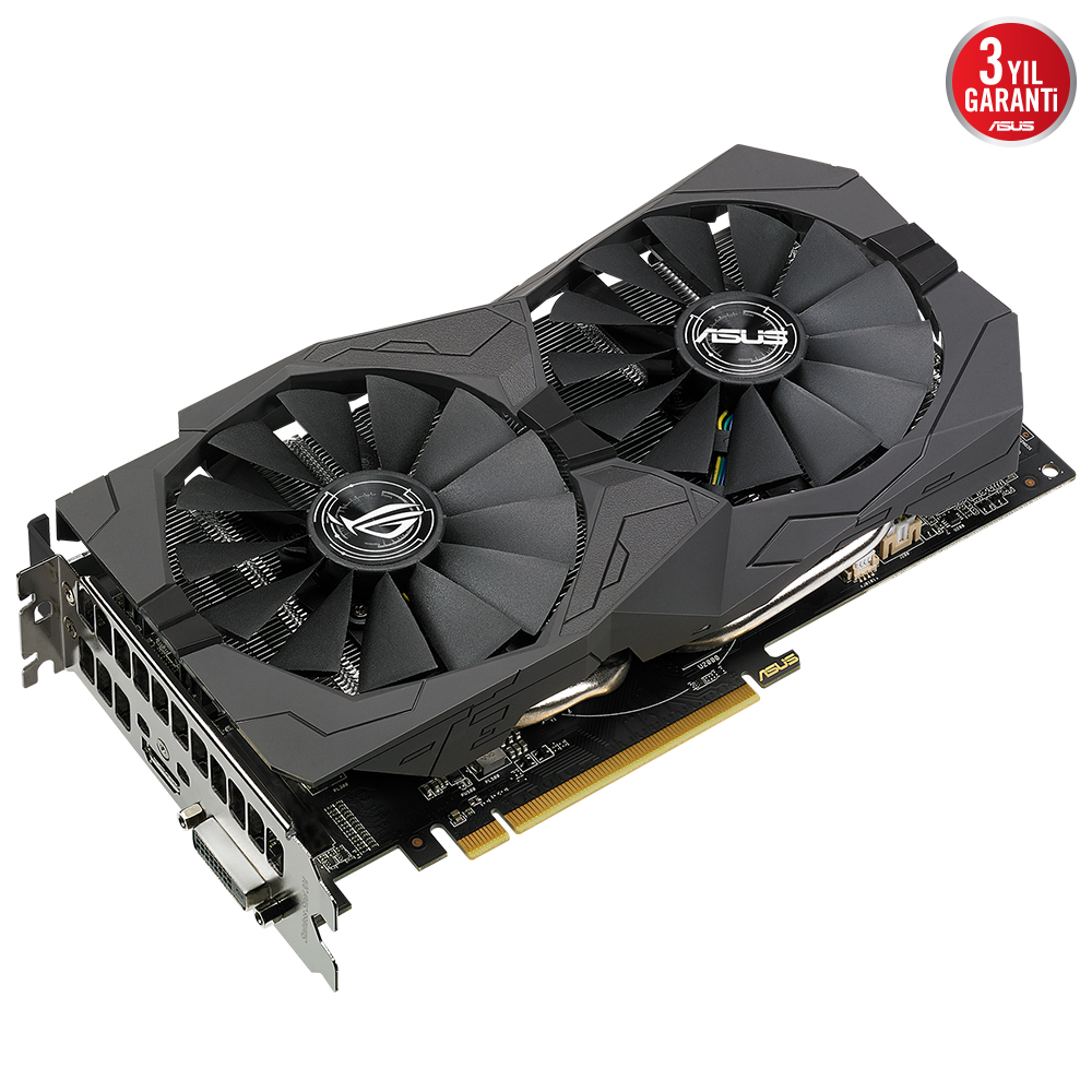 Asus ROG Strix Radeon RX 560 V2 ROG-STRIX-RX560-4G-V2-GAMING 4GB GDDR5 128Bit DX12 Gaming (Oyuncu) Ekran Kartı