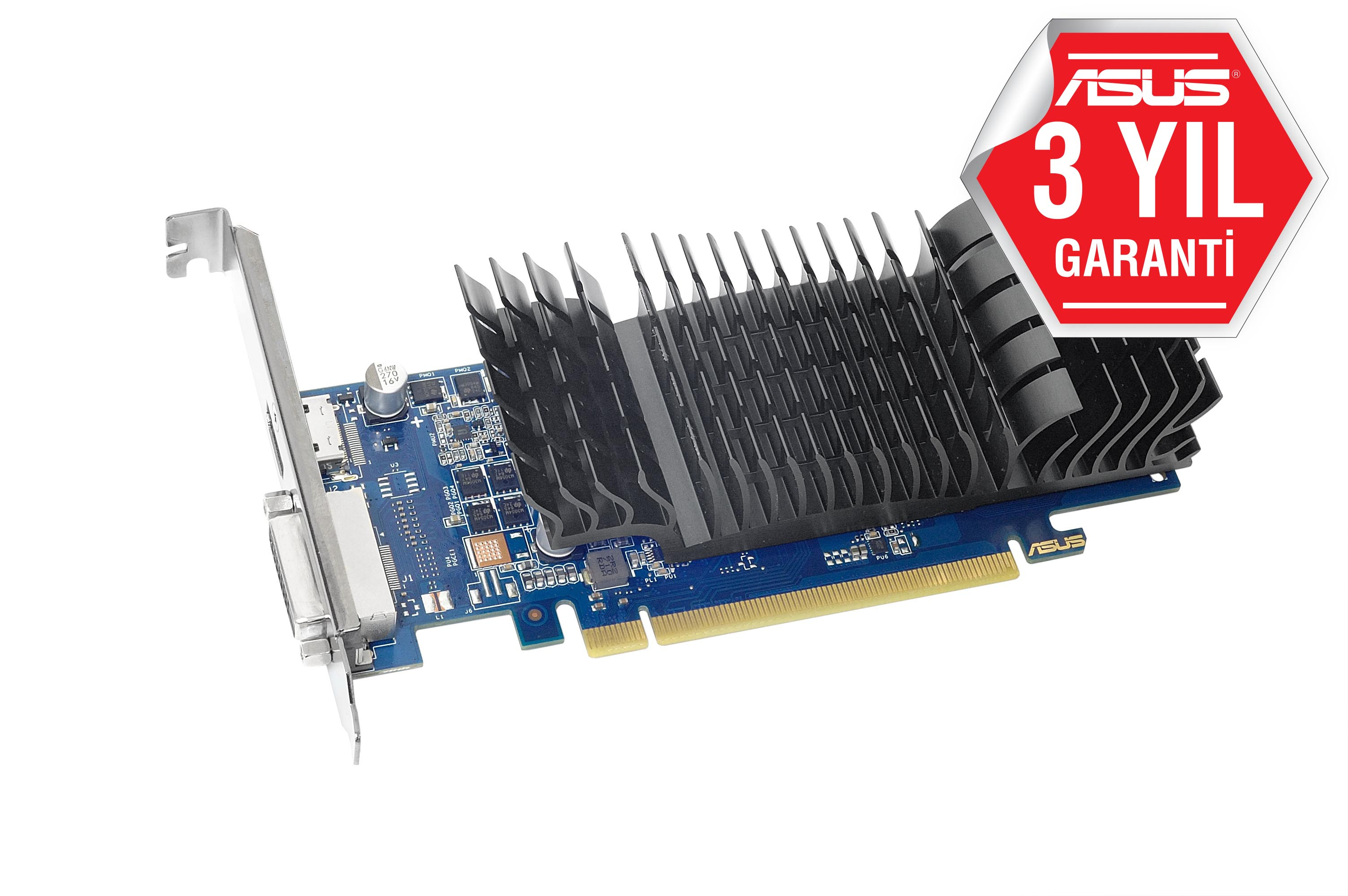 ASUS GT1030-SL-2G-BRK GeForce GT 1030 2GB GDDR5 64Bit DX12 Gaming (Oyuncu) Ekran Kartı