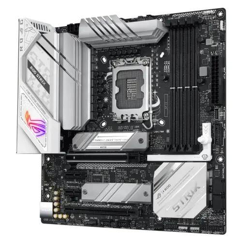 ASUS ROG Strix B760-G Gaming WIFI D5 Intel B760 Soket 1700 DDR5 7800(OC)MHz mATX Gaming (Oyuncu) Anakart