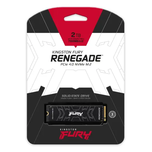 Kingston Fury Renegade  SFYRD/2000G 2TB 7300/7000MB/s NVMe PCIe M.2 SSD Disk