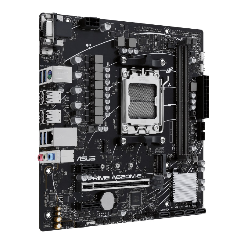 ASUS PRIME A620M-E AM5 Soket DDR5 7200(OC)MHz mATX Anakart