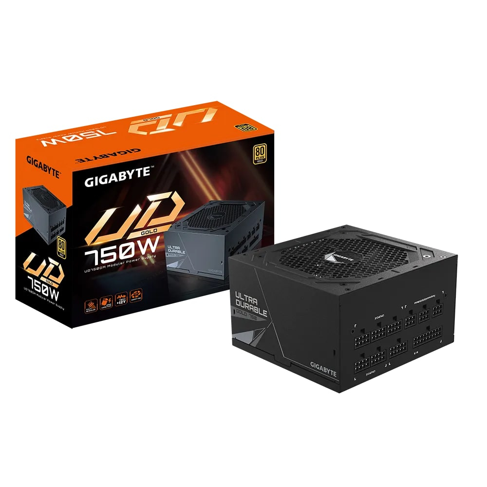 Gigabyte UD750GM 750W 80+ Gold Full Modüler 120mm Fan Power Supply