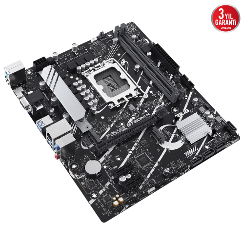 ASUS Prime B760M-K D5 Intel B760 Soket 1700 DDR5 8000(OC)MHz mATX Gaming (Oyuncu) Anakart