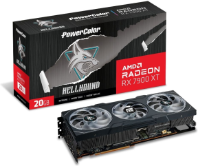 POWERCOLOR HELLHOUND RX 7900 XT 20G-L/OC 20GB GDDR6 320Bit DX12 Gaming (Oyuncu) Ekran Kartı