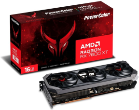 POWERCOLOR RED DEVIL RX 7800XT 16G-E/OC 16GB GDDR6 256Bit DX12 Gaming (Oyuncu) Ekran Kartı