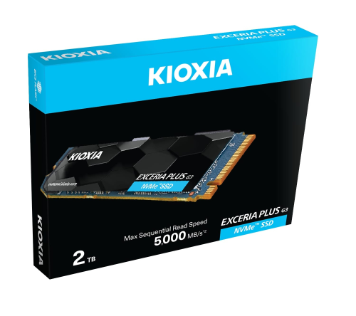 Kioxia Exceria Plus G3 LSD10Z002TG8 2TB Gen4x4 5000/3900MB/sn NVMe PCIe M.2 SSD