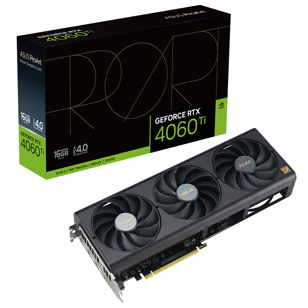ASUS ProArt GeForce RTX 4060 Ti PROART-RTX4060TI-16G 16 GB GDDR6 128Bit DX12 Gaming (Oyuncu) Ekran Kart
