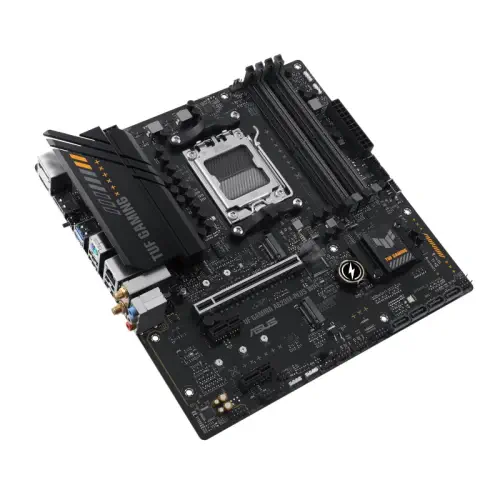 Asus TUF Gaming A620M-PLUS WIFI AMD A620 Soket AM5 DDR5 6400(OC)MHz mATX Anakart