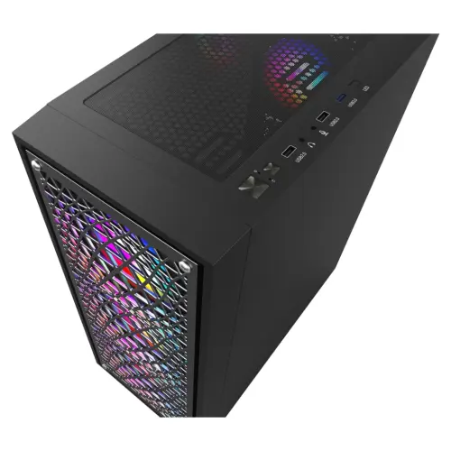 Vento VG18A FSP 650W 80+ 4x120mm RGB Fan Temperli Cam USB 3.0 Mesh ATX Mid-Tower Gaming (Oyuncu) Kasa