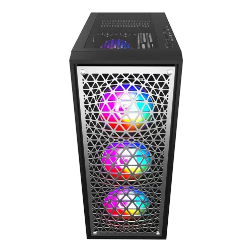 Vento VG18A FSP 650W 80+ 4x120mm RGB Fan Temperli Cam USB 3.0 Mesh ATX Mid-Tower Gaming (Oyuncu) Kasa