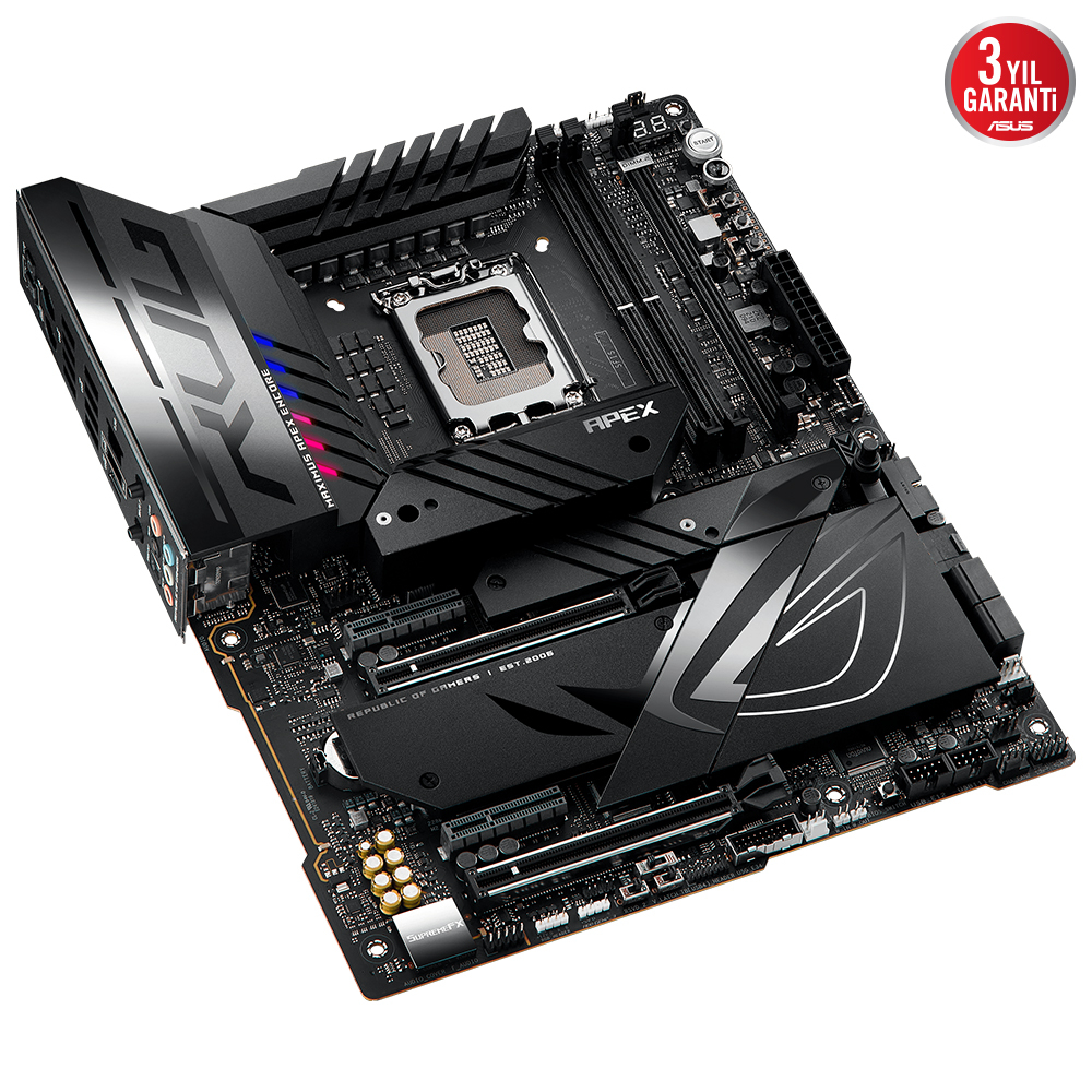 ASUS ROG Maximus Z790 Apex Encore Intel Z790 Soket 1700 DDR5 8400(OC)MHz ATX Gaming (Oyuncu) Anakart