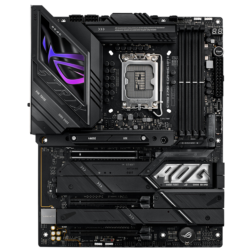 ASUS ROG Strix Z790-E Gaming WIFI II Intel Z790 Soket 1700 DDR5 8000(OC)MHz ATX Gaming (Oyuncu) Anakart