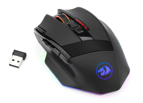 Redragon Sniper Pro M801P-RGB 16.000 DPI 9 Tuş RGB Optik Kablosuz Gaming (Oyuncu) Mouse