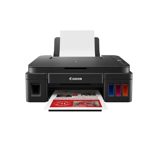 Canon Pixma G3410 Wi-Fi + Tarayıcı + Fotokopi Renkli Çok Fonksiyonlu Tanklı Yazıcı ( Orjinal Mürekkepli )