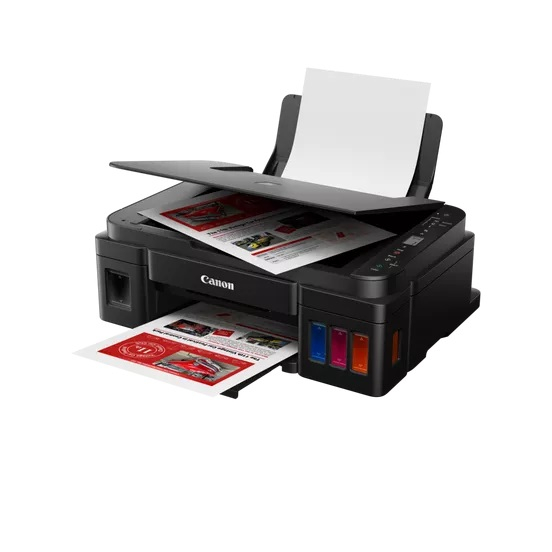 Canon Pixma G3410 Wi-Fi + Tarayıcı + Fotokopi Renkli Çok Fonksiyonlu Tanklı Yazıcı ( Orjinal Mürekkepli )