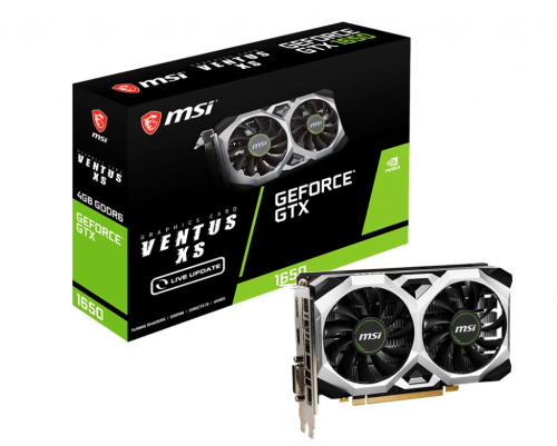 MSI GeForce GTX 1650 D6 Ventus XS V1 4GB GDDR6 128b Dx12 Gaming (Oyuncu) Ekran Kartı