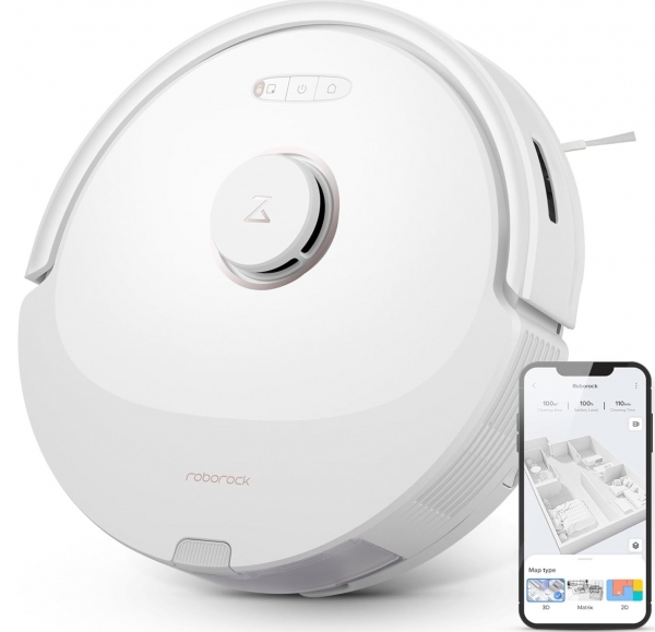 Roborock Q8 Max Plus Çöp İstasyonlu Beyaz Akıllı Robot Süpürge