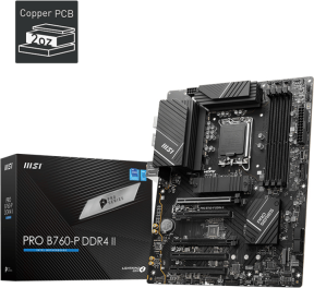 MSI PRO B760-P DDR4 II Intel B760 Soket 1700 DDR4 5333(OC) ATX Gaming (Oyuncu) Anakart