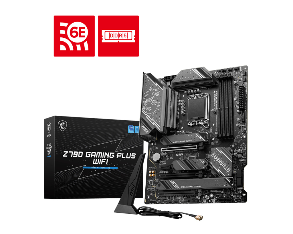 MSI Z790 Gaming Plus WIFI Intel Z790 Soket DDR5 7200MHZ(OC) ATX Gaming (Oyuncu) Anakart