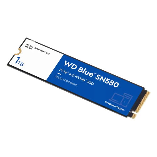 WD Blue SN580 1TB 4150/4150MB/s M.2 NVMe PCIe Gen4 SSD Disk - WDS100T3B0E