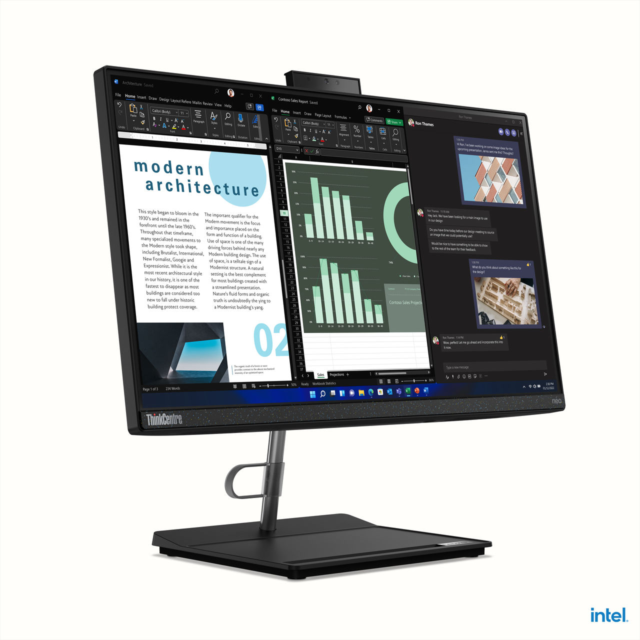 Lenovo Thinkcentre Neo30a 12CE004KTX i5-1235U 8GB 256GB SSD 23.8″ FreeDOS All In One PC