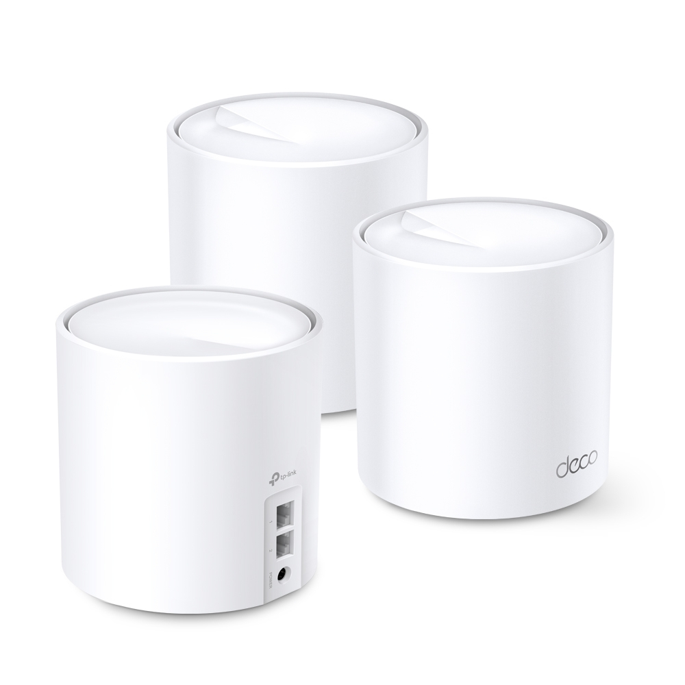 TP-LINK Deco X20 A1800 3000 Mbps Whole Home Wifi 6 Mesh Router Modem (Üçlü Paket)