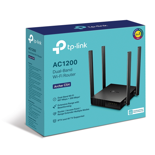 TP-Link Archer C54 AC1200 Kablosuz Dual Band Router