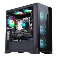Frisby FC-9450G Moro 750W 80+ Bronze 4x120mm RGB Fan Temperli Cam USB 3.0 Micro-ATX Mid-Tower Gaming (Oyuncu) Kasa