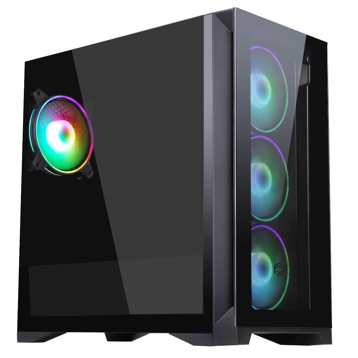 Frisby FC-9450G Moro 750W 80+ Bronze 4x120mm RGB Fan Temperli Cam USB 3.0 Micro-ATX Mid-Tower Gaming (Oyuncu) Kasa