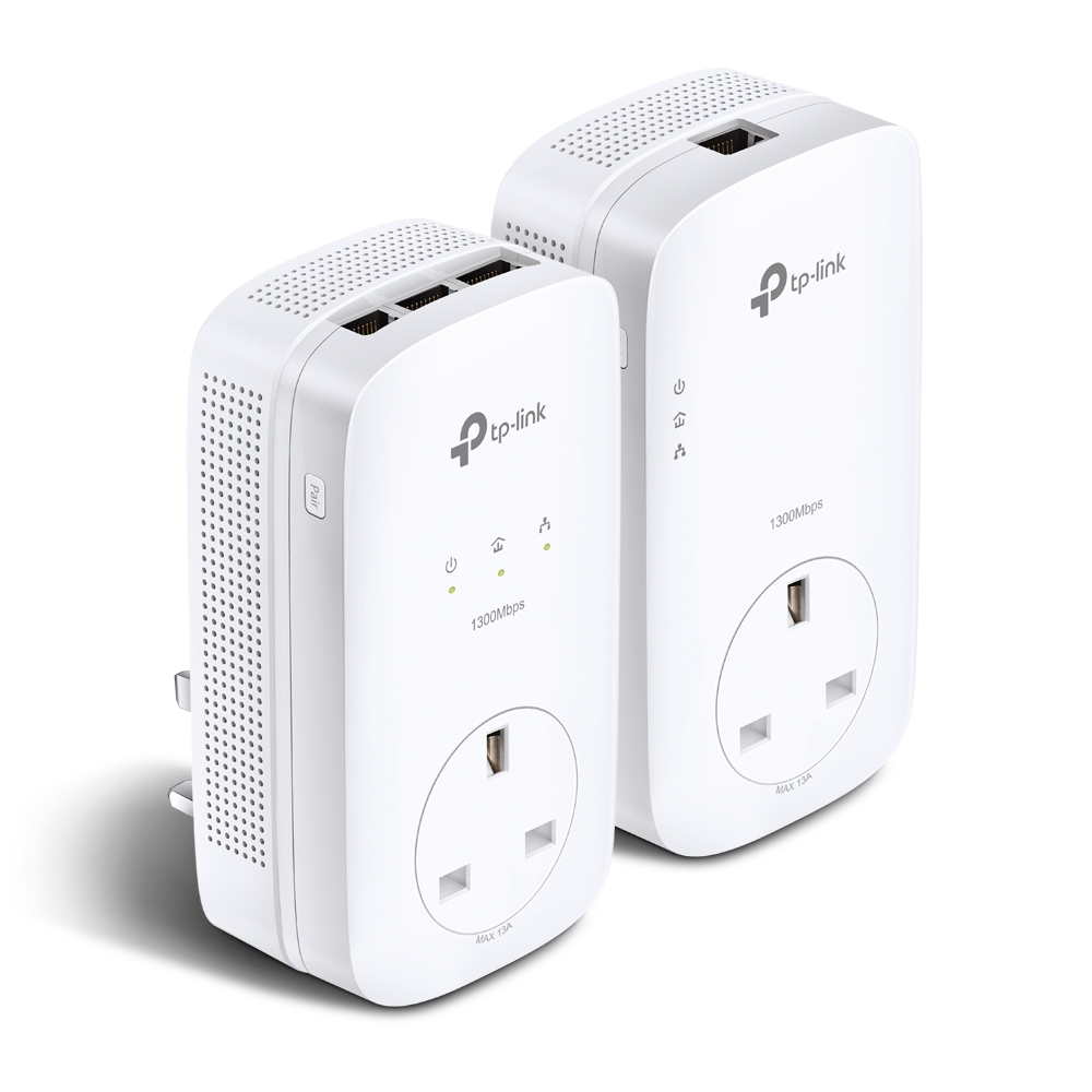 TP-Link TL-PA8033P Kit AV1300 3 Portlu Gigabit Passthrough Powerline Başlangıç Kiti