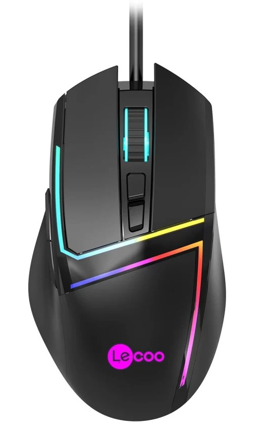 Lenovo Lecoo MS106 7 Tuş 3200 DPI Optik RGB Kablolu Gaming (Oyuncu) Mouse