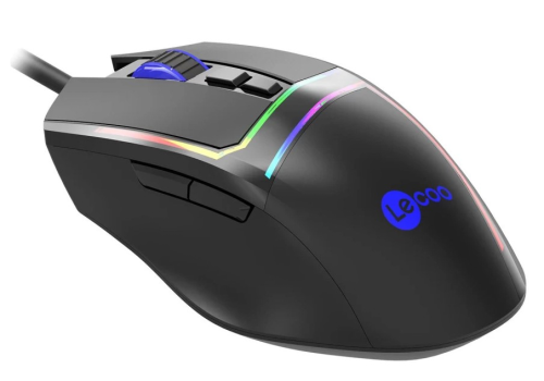 Lenovo Lecoo MS106 7 Tuş 3200 DPI Optik RGB Kablolu Gaming (Oyuncu) Mouse