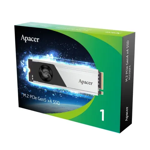 Apacer AP1TBAS2280F4-1 1TB 11500/9000MB/s M.2 PCIe Gen5 x4 SSD Disk