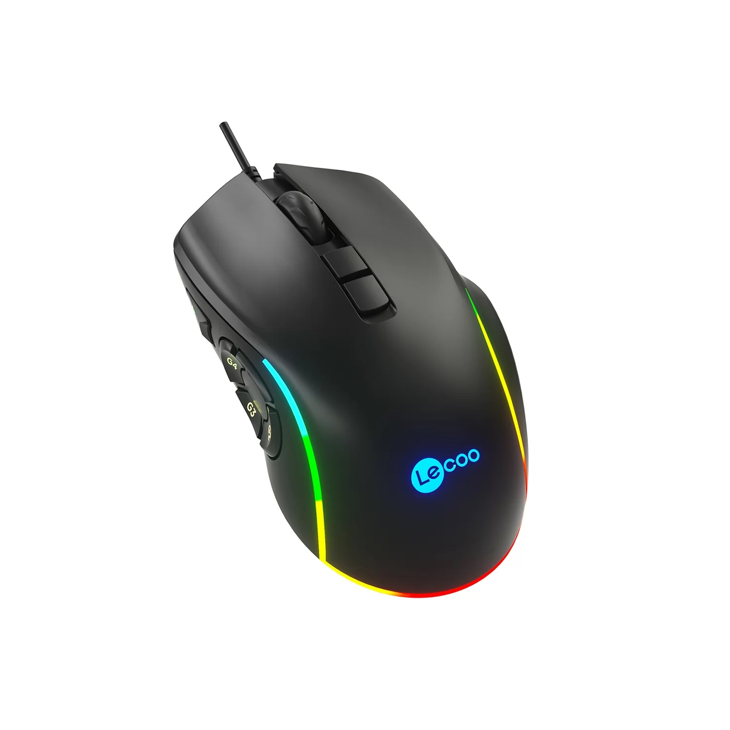 Lenovo Lecoo MS140 10 Tuş 6400 DPI Optik RGB Kablolu Gaming (Oyuncu) Mouse