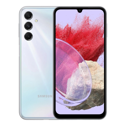 Samsung Galaxy M34 5G 128GB 6GB RAM Gümüş Cep Telefonu – Samsung Türkiye Garantili