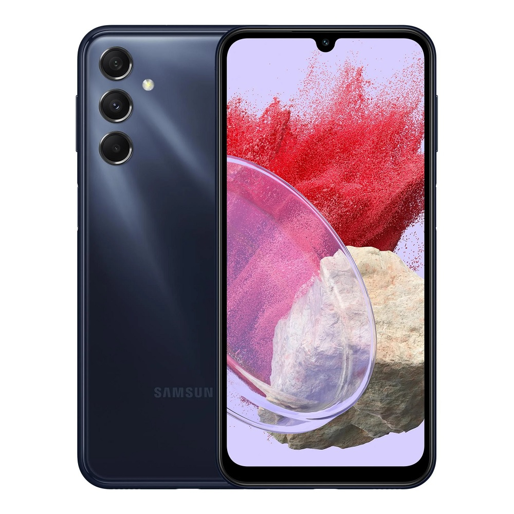 Samsung Galaxy M34 5G 128GB 6GB RAM Koyu Mavi Cep Telefonu – Samsung Türkiye Garantili