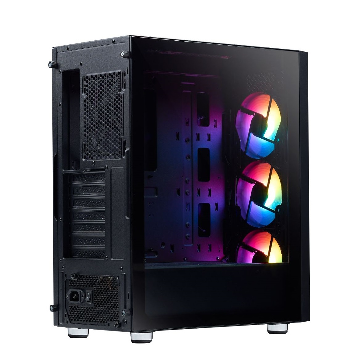 XPG K 650W 80+ BRONZE ATXAA65PB1N3L-BKCWW Temperli USB 3.0 ATX Siyah Mid-Tower 4x120mm Fan Gaming (Oyuncu) Kasa