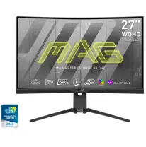 MSI MAG 275CQRXF 27″ Curved 1000R 240Hz 1ms Freesync Premium VA WQHD Gaming (Oyuncu) Monitör