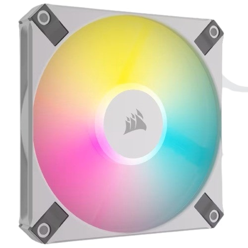 Corsair iCue AF120 RGB Elite 120mm CO-9050165-WW PWM Beyaz İkili Kasa Fanı